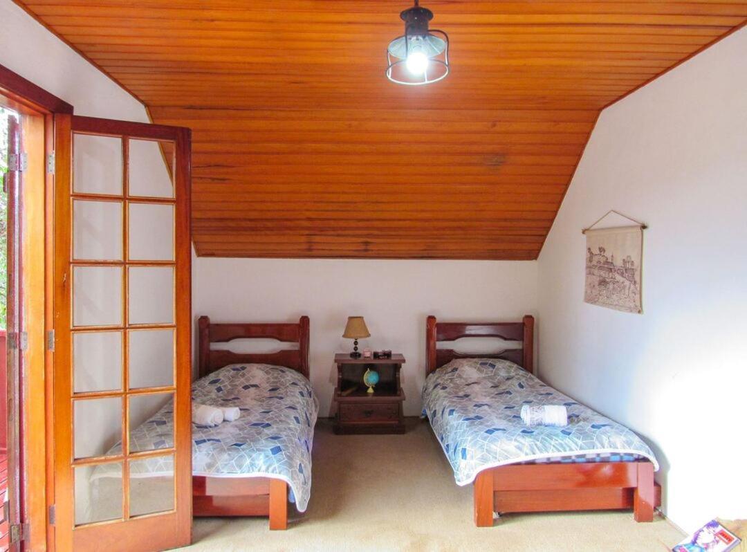 Chale Com Lareira E Wi-Fi Em Campos Do Jordao - Spヴィラ エクステリア 写真